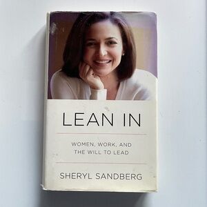Lean In by Sheryl Sandberg Hardcover Book